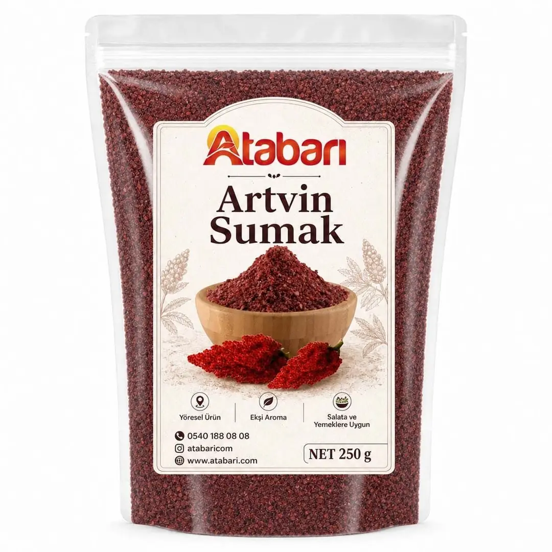 Atabarı Artvin Sumak | Katkısız, Doğal ve Taptaze (1 Kg)