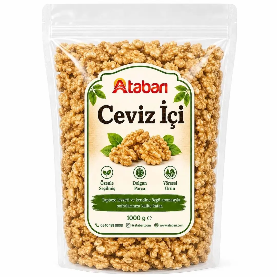 Atabarı Artvin Ceviz İçi | Taze, Kıtır ve Yüksek Besin Değeri (1 Kg)