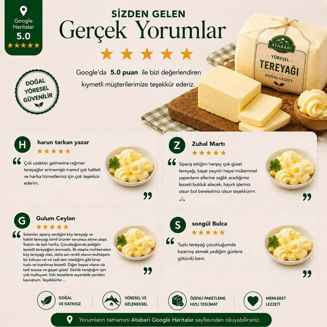 Atabarı Hakiki Tereyağı 5 Kg Kampanya | Ekonomik Tereyağı