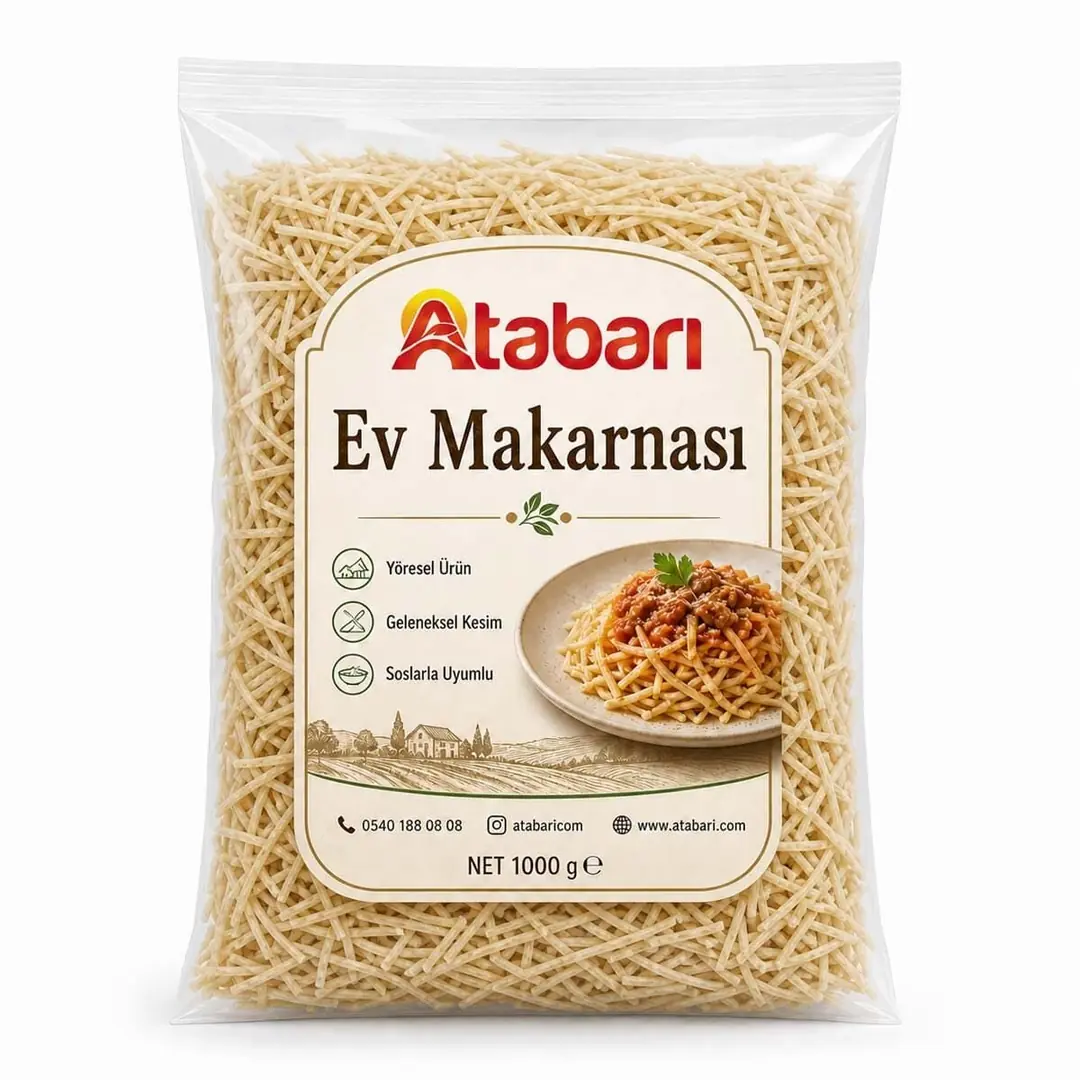 Atabarı Ev Makarnası – Anne Eli Değmiş Gibi Doğallık (1 Kg)