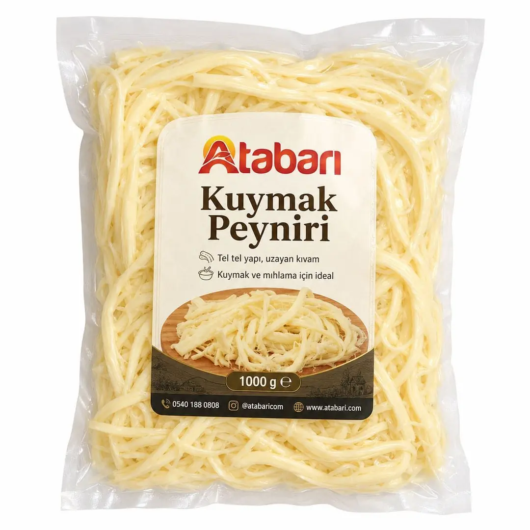 Atabarı Kuymak Peyniri | Yayla Sütünden Hakiki Lezzet (1 Kg)