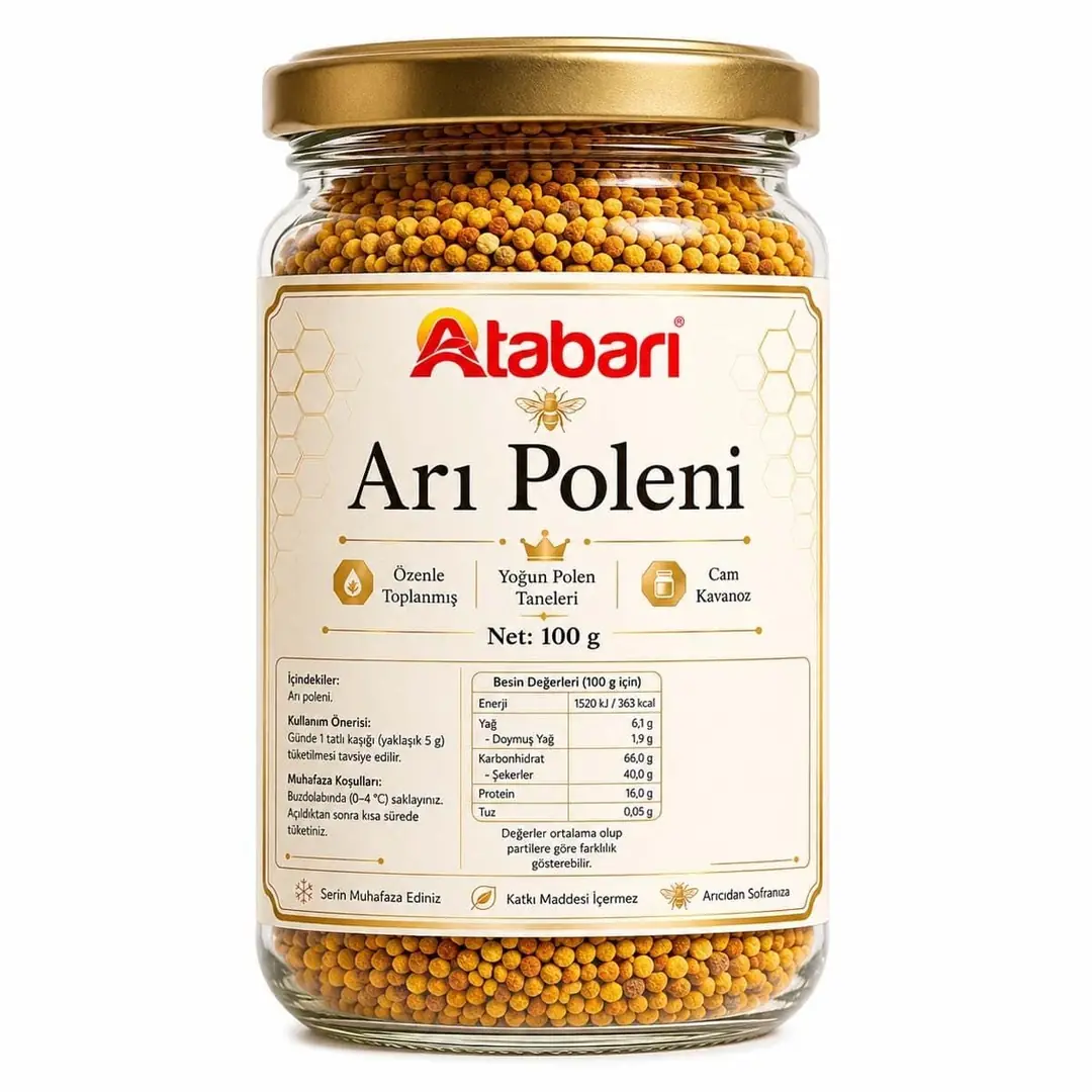 Atabarı Arı Poleni | Doğal Güç, Atabarı Kalitesiyle Satın Al (100 Gr)