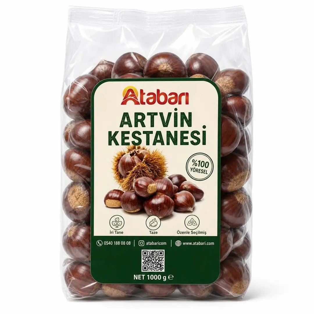 Atabarı Artvin Kestanesi | Geleneksel Lezzetiyle Kış Keyfi (1 Kg)