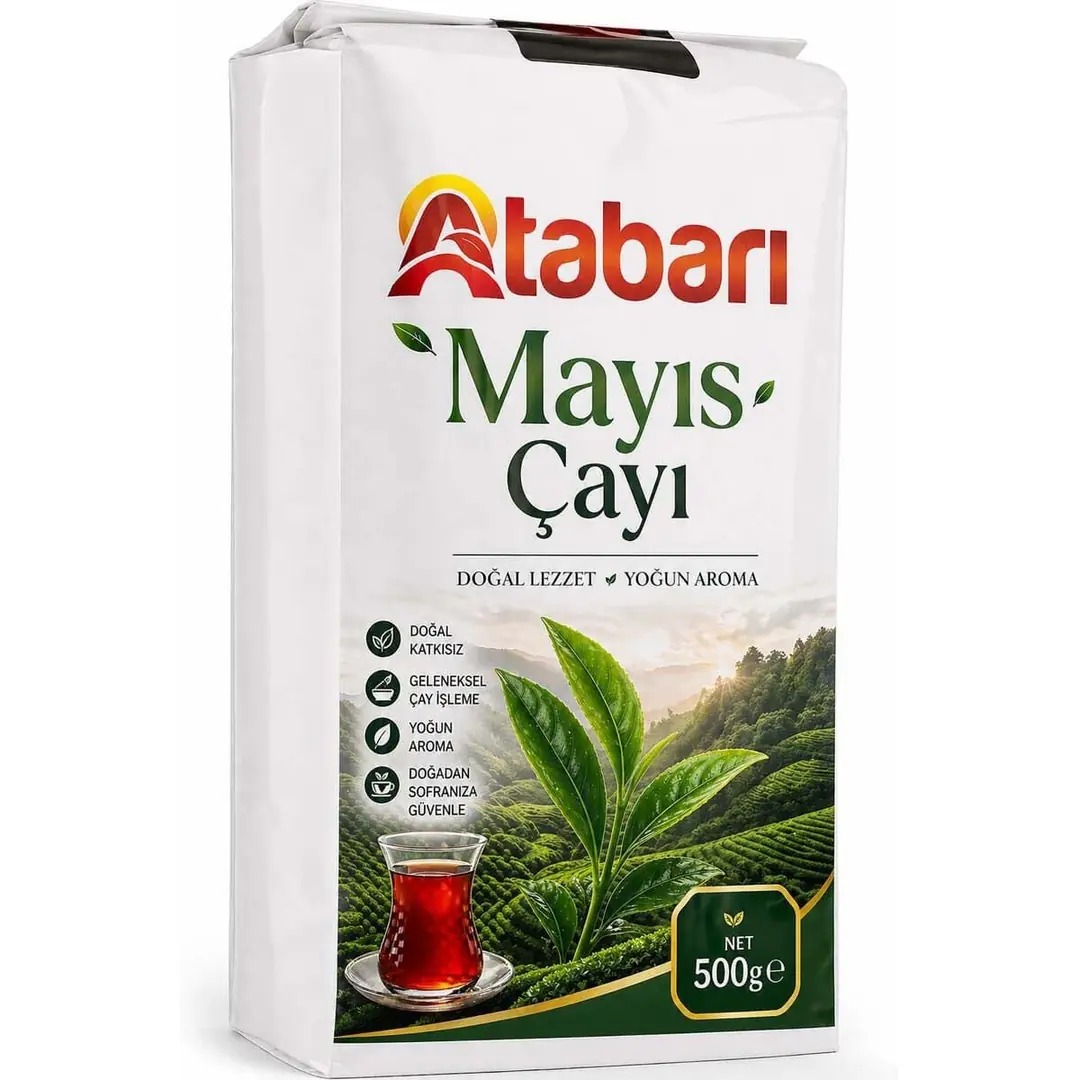 Atabarı Toptan Açık Siyah Çay – İlk Hasat Mayıs Çayı (1 Kg)