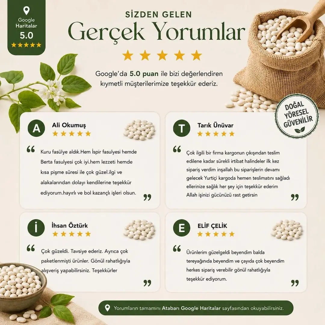 Berta Fasulyesi | Artvin’den Taze Sofralık Lezzet (1 Kg)