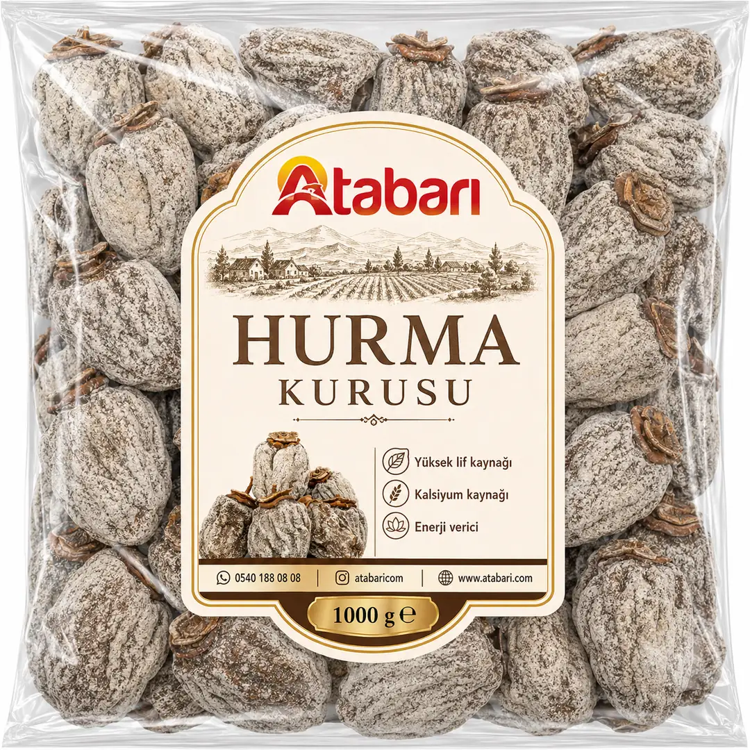 Atabarı Hurma Kurusu - Doğal ve Katkısız Enerji Kaynağı (1 Kg)