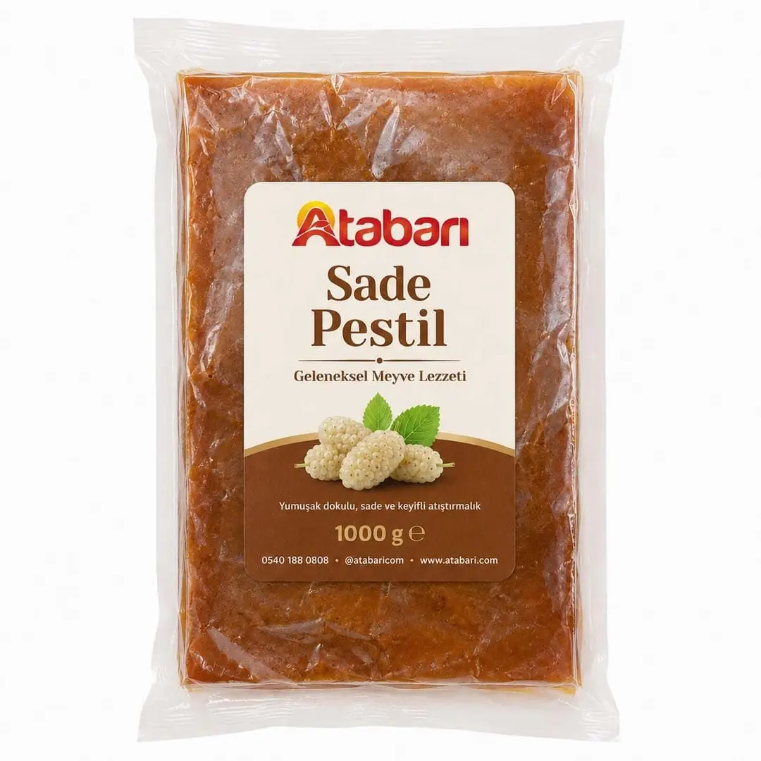 Atabarı Sade Dut Pestili | Katkısız ve Doğal Tat (1 Kg)