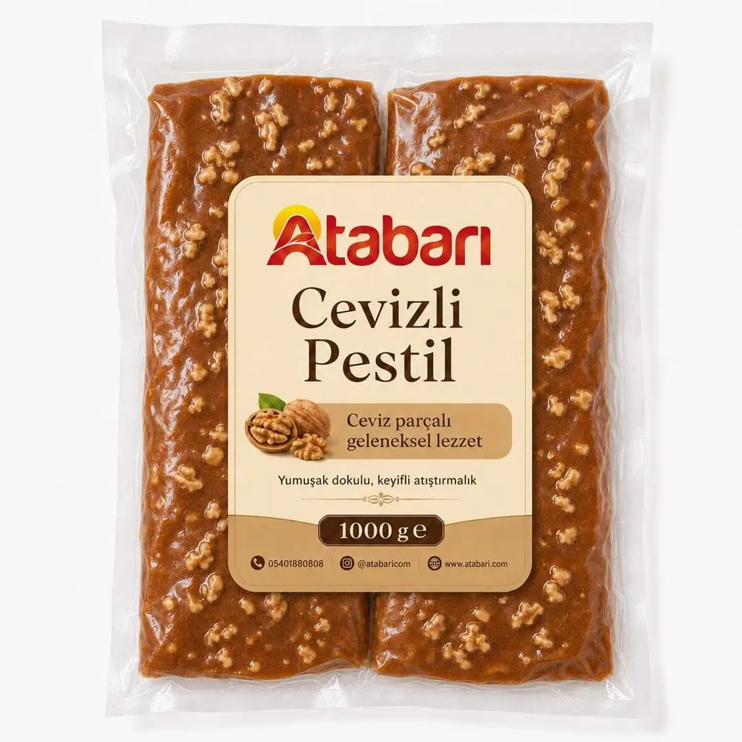 Atabarı Cevizli Dut Pestili | Anne Eliyle Hazırlanmış Gibi (1 Kg)