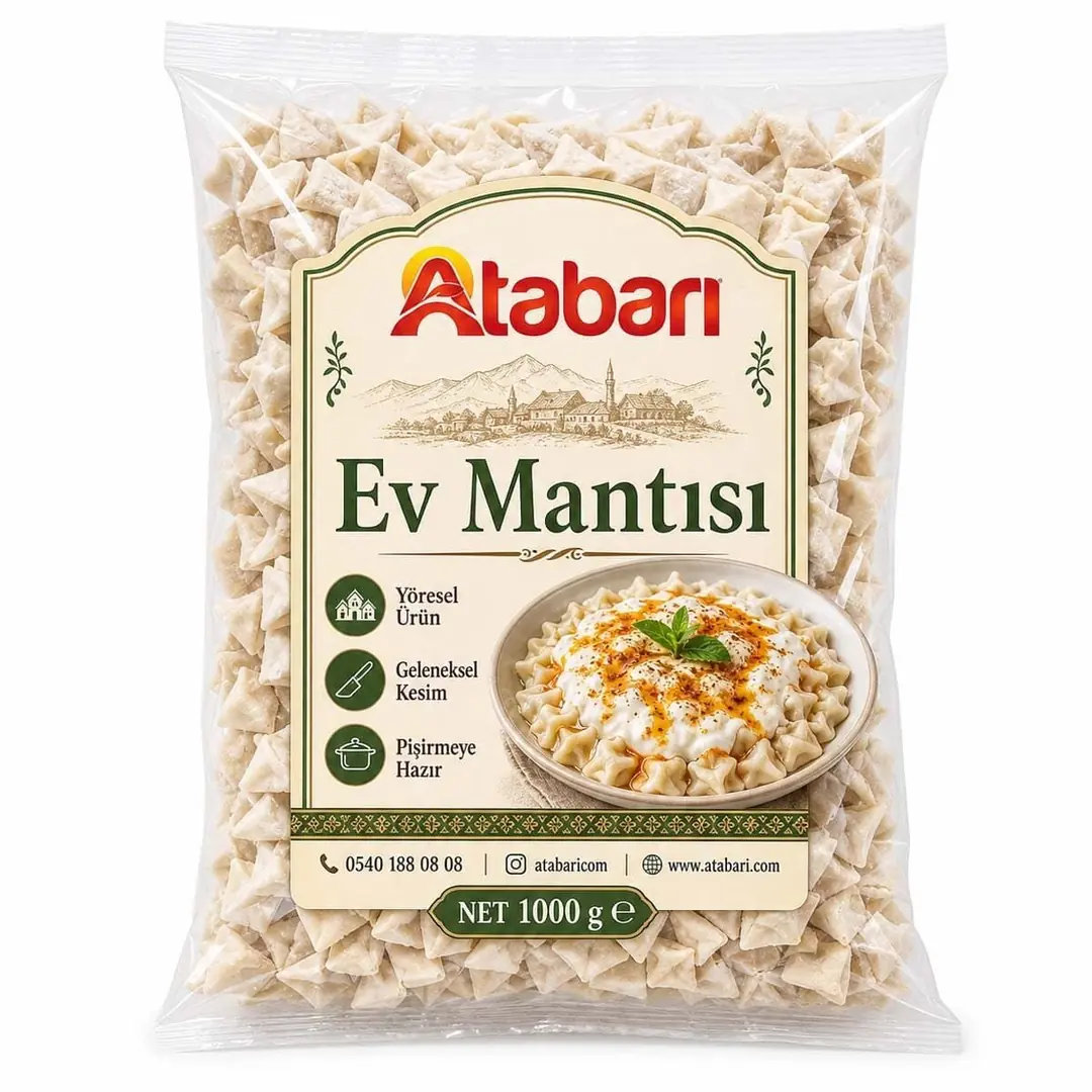 Atabarı Ev Mantısı | El Yapımı, Taze ve Mis Kokulu (1 Kg)