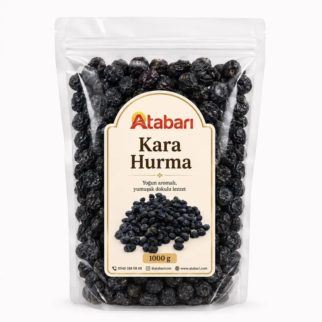 Kara Hurma | Katkısız ve Tamamen Doğal Meyve (1 Kg)