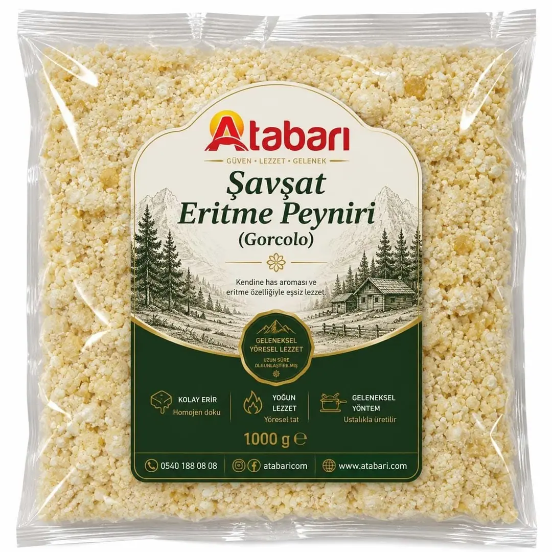 Atabarı Şavşat Eritme Peyniri (Gorcolo) | Doğal ve Katkısız (1 Kg)
