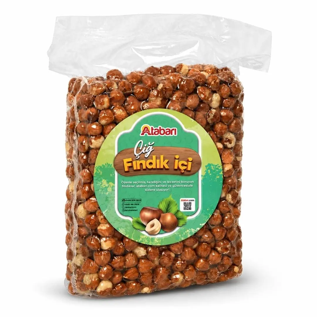 Atabarı Çiğ Fındık İçi | Tazelik ve Doğallık Garantili (1 Kg)